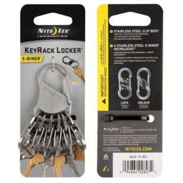 Шкафчик для ключей Nite Ize S-Biner — сталь —