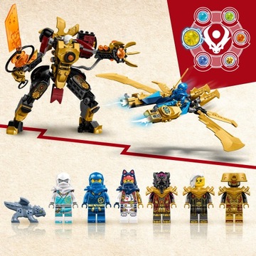LEGO NINJAGO 71796 Дракон стихий против Императрицы роботов — 717961