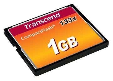 TRANSCEND TS1GCF133 Компактная флэш-карта Transcend 1 ГБ, высокоскоростная 133x