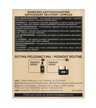 L'Oreal Paris Age Perfect Midnight Cream увлажняющий крем для лица 50 мл