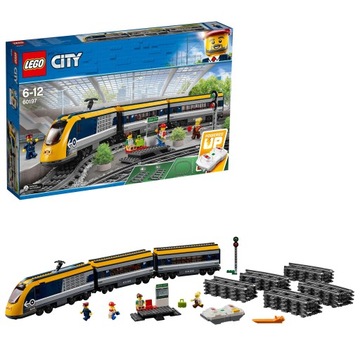 LEGO City 60197 POCIĄG PASAŻERSKI: w zestawie tory oraz PILOT - NOWY !!