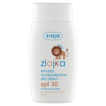 Емульсія водонепроникна для дітей spf 30 ziajka