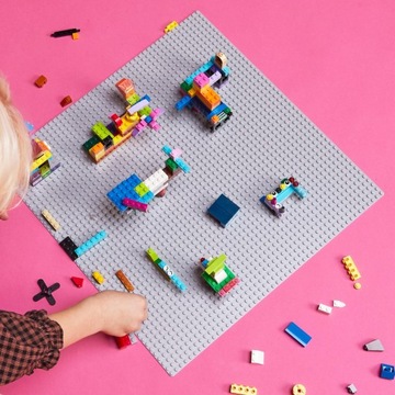 Серая опорная плита LEGO Classic 11024