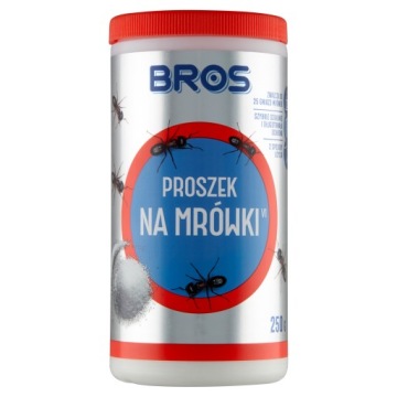 BROS PROSZEK ŚRODEK PREPARAT TRUTKA NA MRÓWKI ZWALCZA GNIAZDA 250g