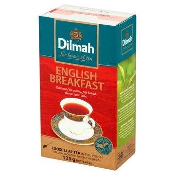 9x Чай черный Dilmah English Breakfast 125г