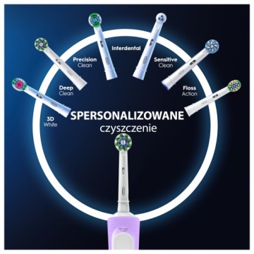 ЭЛЕКТРИЧЕСКАЯ ЗУБНАЯ ЩЕТКА ORAL-B VITALITY PRO 2 НАСАДКИ ЗДОРОВЫЕ ЗУБЫ