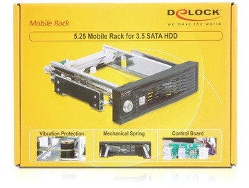 Внутренний отсек Delock 5,25 дюйма SATA HDD/SSD 3,5 дюйма