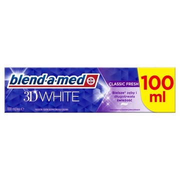 Blend-a-med 3D White Classic Fresh Pasta do zębów 100ml