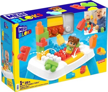 Klocki Fisher-Price Mega Bloks Stolik z Klockami Buduj i Zrzucaj HHM99