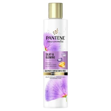 Pantene Pro-V Miracles Jedwabiście rozświetlający szampon bez siarczanów, 225ml