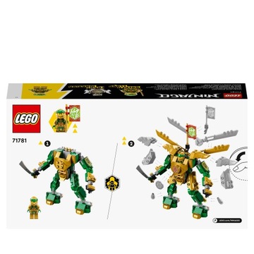 Lego NINJAGO 71781 Столкновение Ллойда с роботом EVO