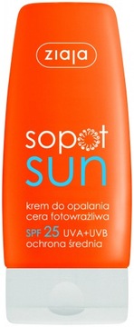 ZIAJA SUN KREM DO OPALANIA UVA + UVB SPF25 60ML