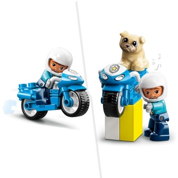 LEGO Duplo 10967 Полицейский мотоцикл Полицейский патруль Пропавшая собака 2+