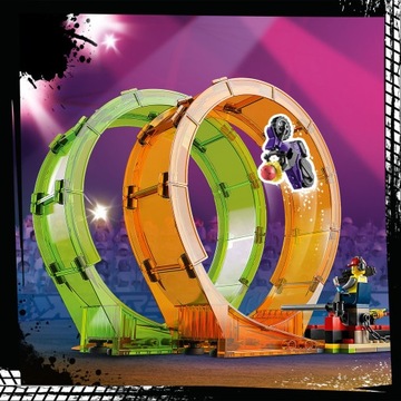 Арена для трюков LEGO City с двумя петлями (60339)