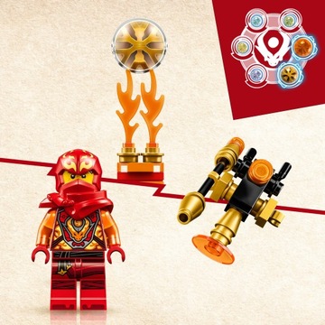 LEGO NINJAGO Сила дракона Кая Сальто Кружитцу 71777