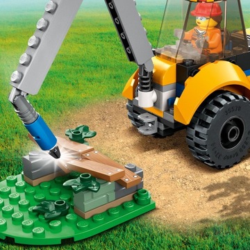 Оригинальный городской экскаватор LEGO 60385, НОВЫЕ кубики