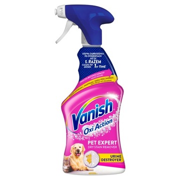 Płyn Vanish 0,5l czyszczenie dywanów i tapicerki pet expert
