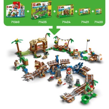 LEGO Super Mario Носорог Рэмби 71420