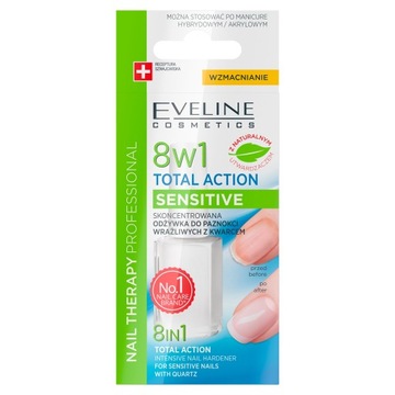 КОНДИЦИОНЕР ДЛЯ НОГТЕЙ EVELINE 8в1 SENSITIVE 12мл