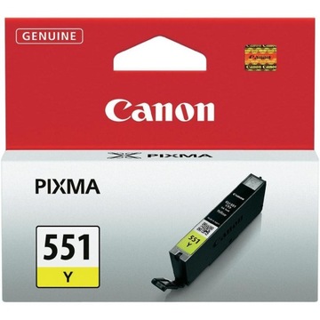 ORYGINALNY Tusz Canon CLI-551Y - 6511B001 - żółty (yellow)