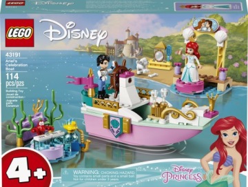LEGO 43191 Рождественская лодка принцессы Диснея Ариэль