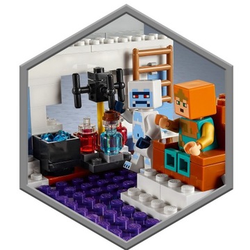 LEGO Minecraft 21186 Ледяной замок