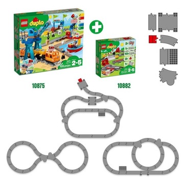 LEGO Duplo 10882 Переключатели железнодорожных путей для поездов 2+