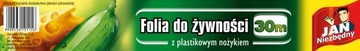 Folia do żywności z ostrzem 30m Jan Niezbędny
