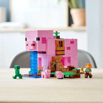 LEGO MINECRAFT 21170 СВИНЬЯ ДОМ ФИГУРКА СВИНЬЯ АЛЕКС СВИНОФЕРМА
