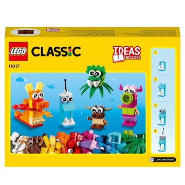 LEGO CLASSIC Kreatywne potwory 11017
