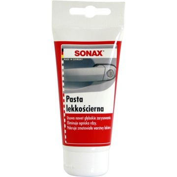 609255 SONAX PASTA LEKKOSCIERNA TUBA 75ML SONAX