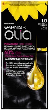 GARNIER OLIA farba 1.0 GŁĘBOKA CZERŃ
