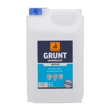 Grunt uniwersalny akrylowy 5 l DRAGON DGU05