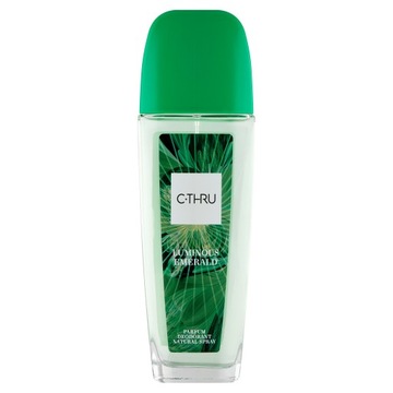 C-THRU DEO GLASS 75ML ЖЕНСКИЙ ИЗУМРУДНЫЙ СИЯЮЩИЙ