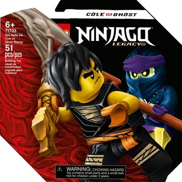 Набор LEGO Ninjago Epic Battle — Коул против воина-призрака 71733