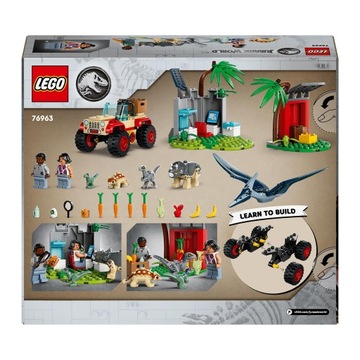 LEGO JURASSIC WORLD ЦЕНТР СПАСЕНИЯ ДЕТСКИХ ДИНОЗАВРОВ 76963