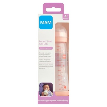MAM Butelka Anti-Colic 320ml 4m+ Girl