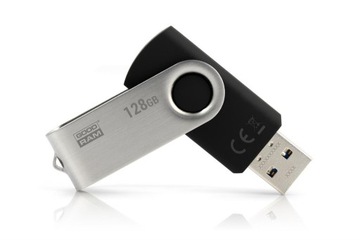 Флеш-накопитель Goodram USB 3.2 Gen 1 UTS3 Goodram, 128 ГБ — черный