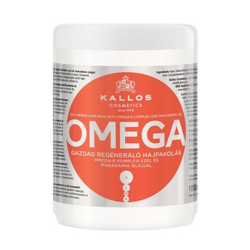 Kallos Omega питательная маска для волос 1000мл