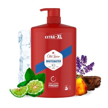 Old Spice Whitewater Żel Pod Prysznic I Szampon Dla Mężczyzn 1000ml, 3w1