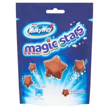 CZEKOLADKI GWIAZDKI CZEKOLADOWE MILKY WAY MAGIC STARS 100g MARS