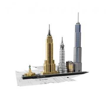 LEGO Architecture 21028 Nowy Jork Uszkodzone opakowanie