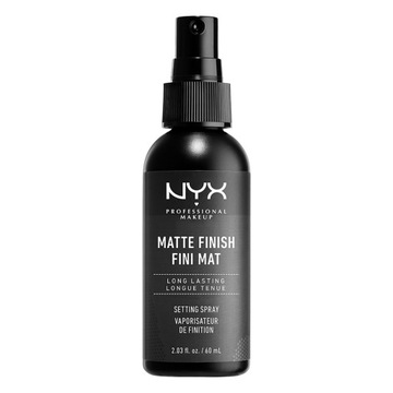 Спрей NYX Matte Finish Setting, фиксирующий макияж с матовым эффектом.