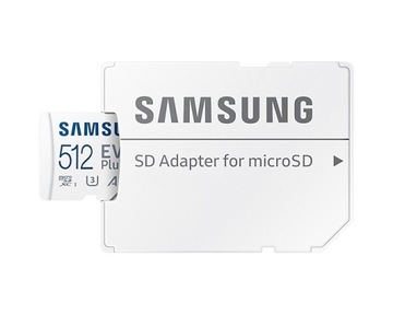 Samsung microSDXC EVO Plus 512 ГБ 130 МБ/с + адаптер