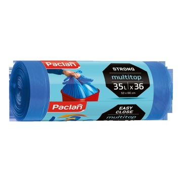 Пакеты для мусора Paclan Multitop 35л 36 шт.