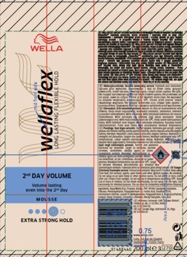 WELLA ПЕНКА ДЛЯ ВОЛОС 2-ДНЕВНЫЙ ОБЪЕМ 200МЛ