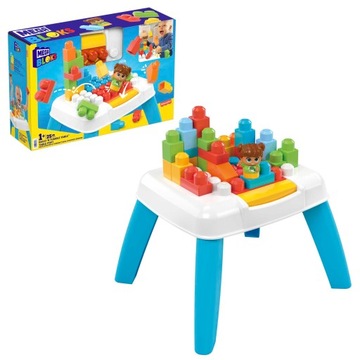 Mega Bloks STOLIK Z KLOCKAMI Buduj i zrzucaj HHM99