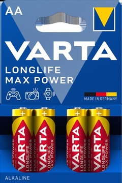 4x bateria longlife max power LR6 AA blister