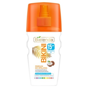 BIELENDA BIKINI KOKOSOWA MGIEŁKA DO OPALANIA SPF15