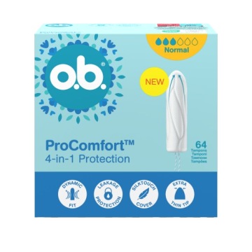 О.Б. тампоны ProComfort Normal 64 шт. НОВОЕ ИЗДАНИЕ